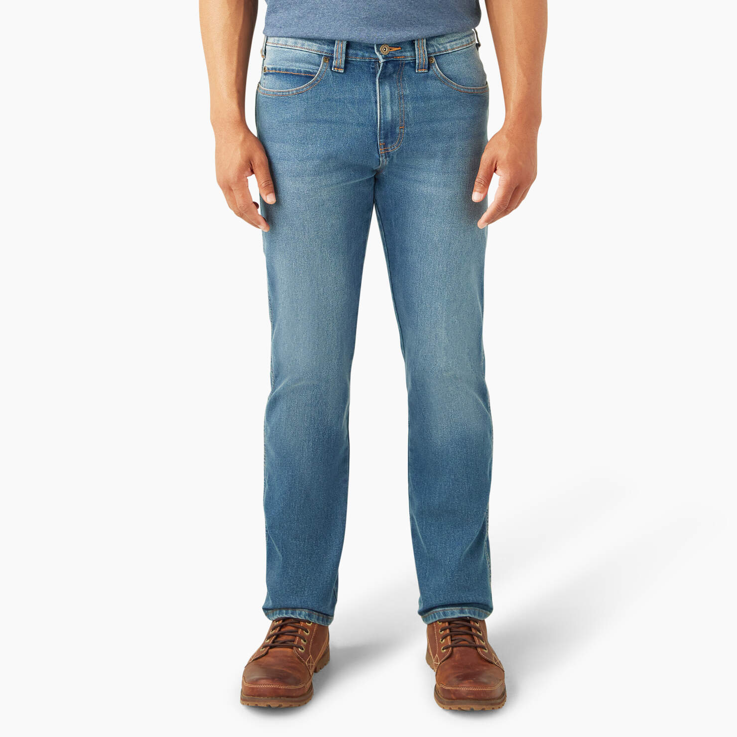 Dickies FLEX Slim Fit Jeans Leather Patches