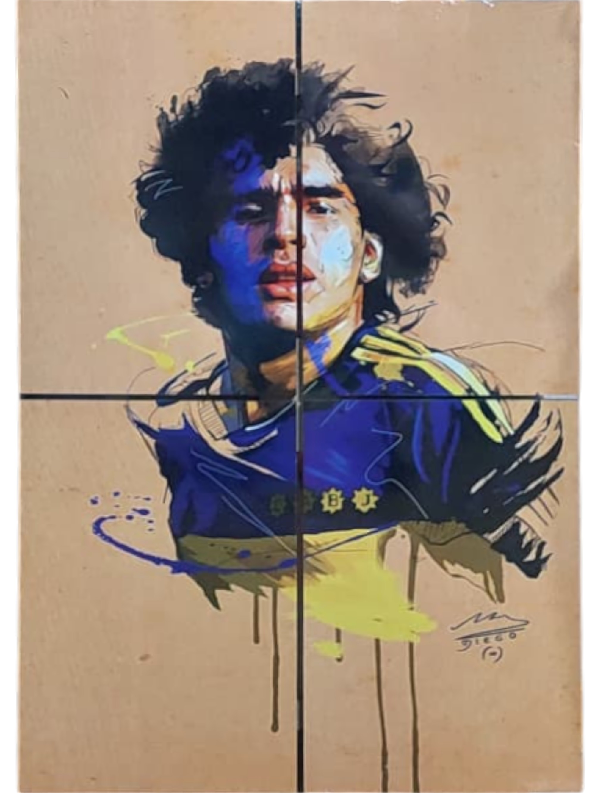 Cuadro Maradona