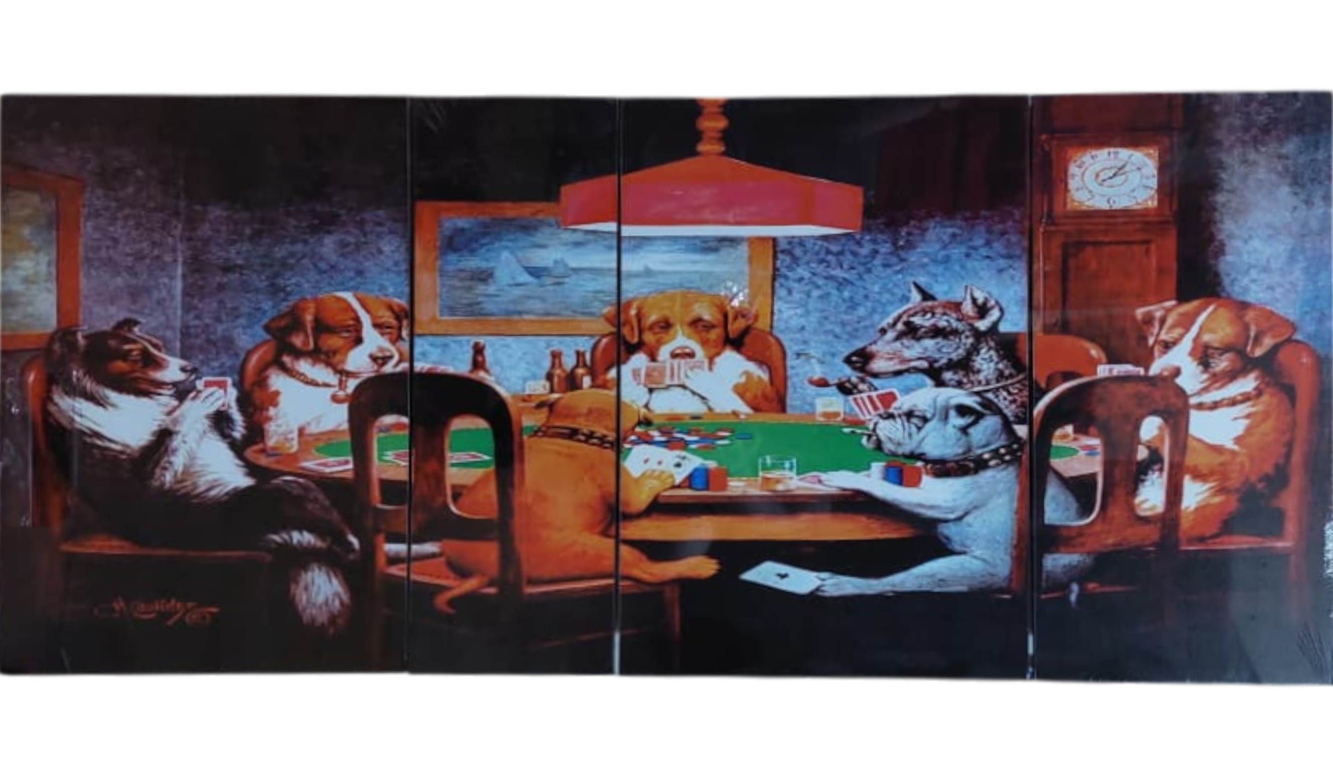 Cuadro Juego de Perros