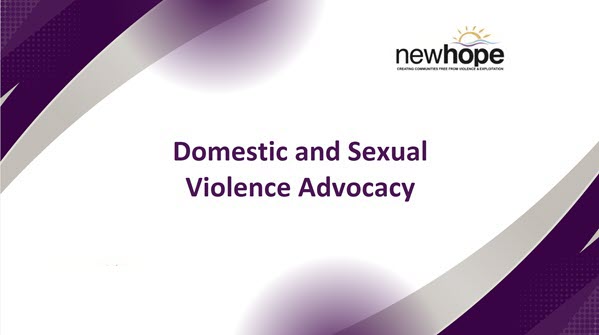 Domestic and Sexual Violence Advocacy