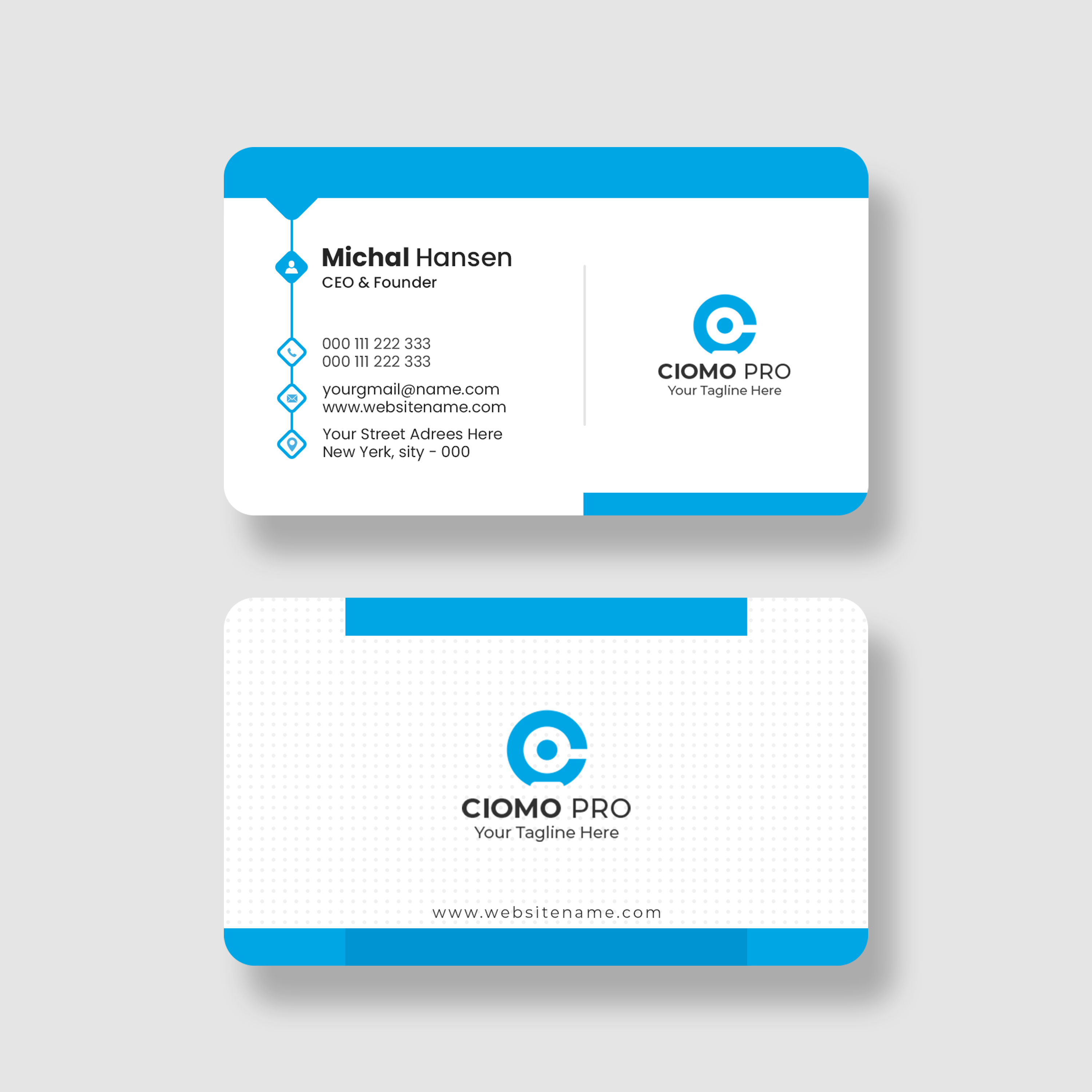 CARTE DE VISITE – CONCEPTION & IMPRESSION (100 CARTES)