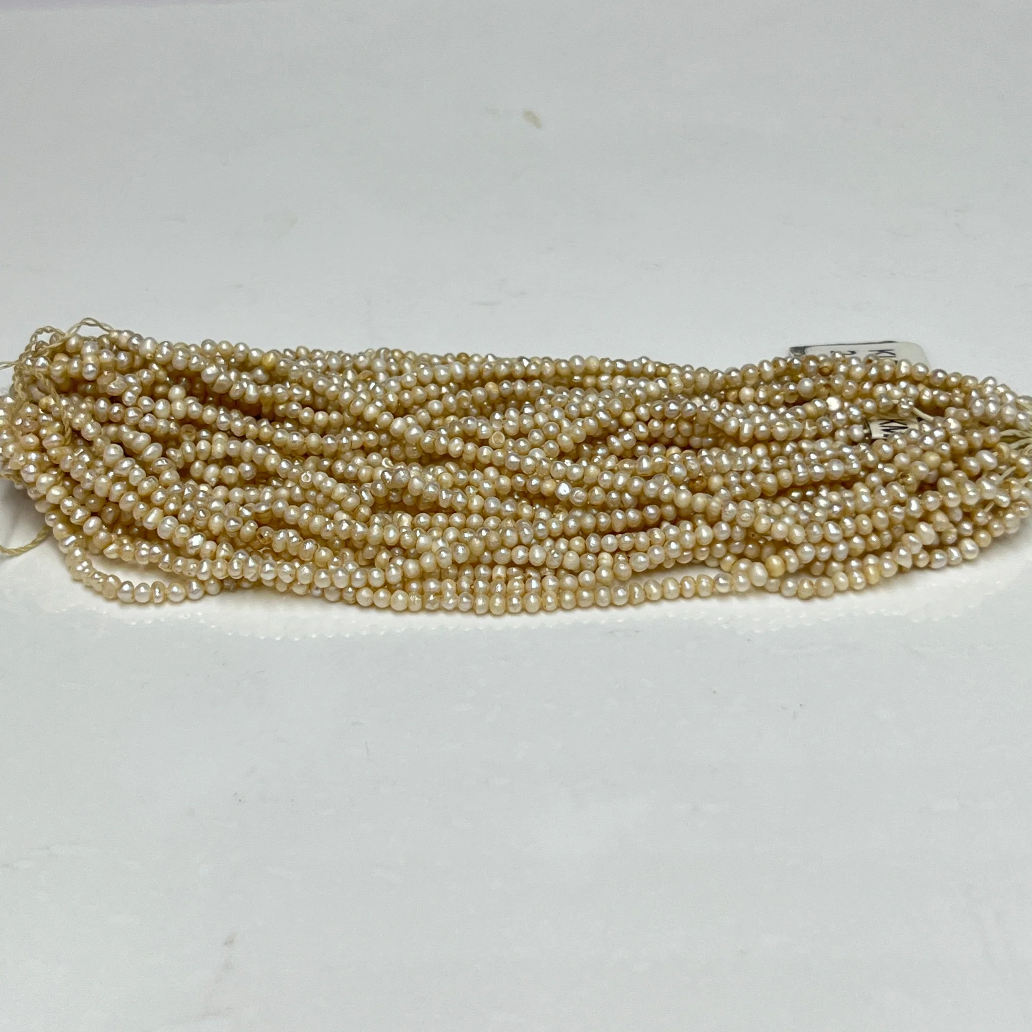 Fresh Water Pearl, Basra Color, Near Round Shape, 2.25 MM Size