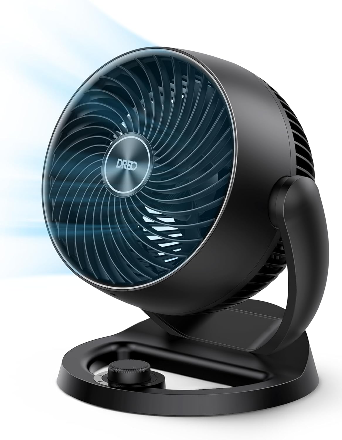Fan for Bedroom, 12 Inches, 70ft Powerful Airflow, 28db Quiet Table Air Circulator Fans for Whole Room, 120° Adjustable Tilt, 3 Speeds