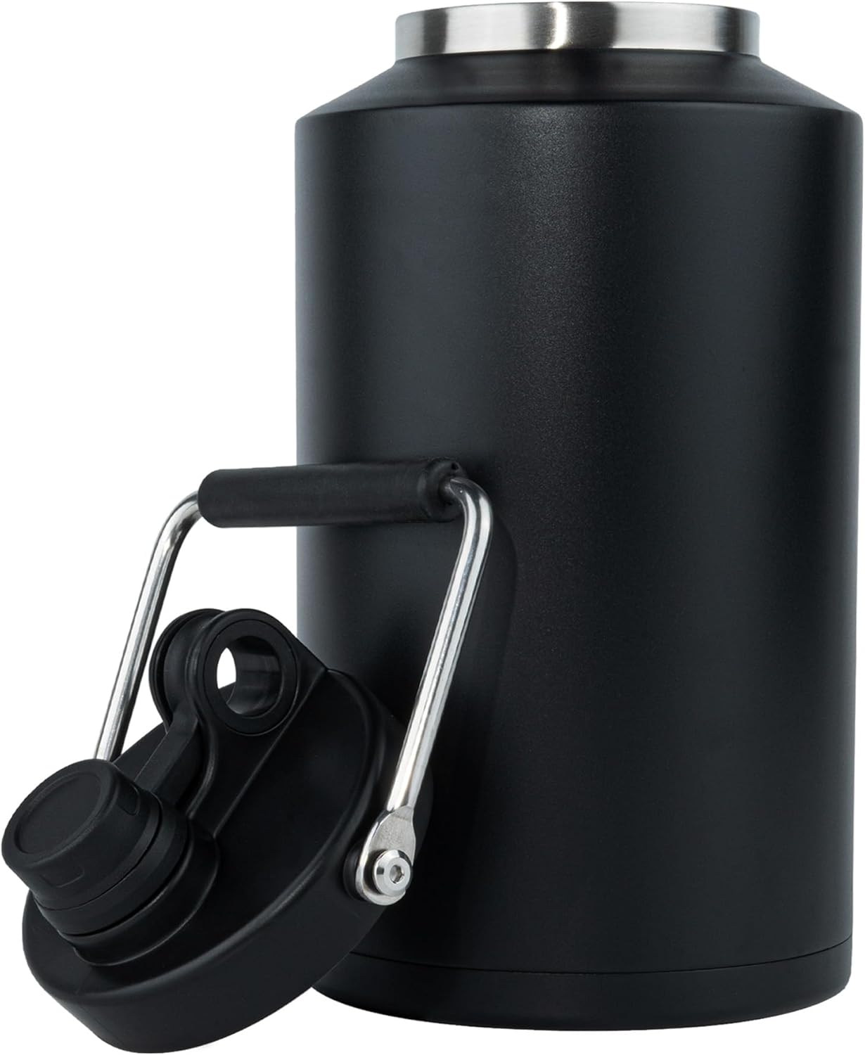 Insulated Jug with Handle, One Gallon, 128oz Stainless Steel