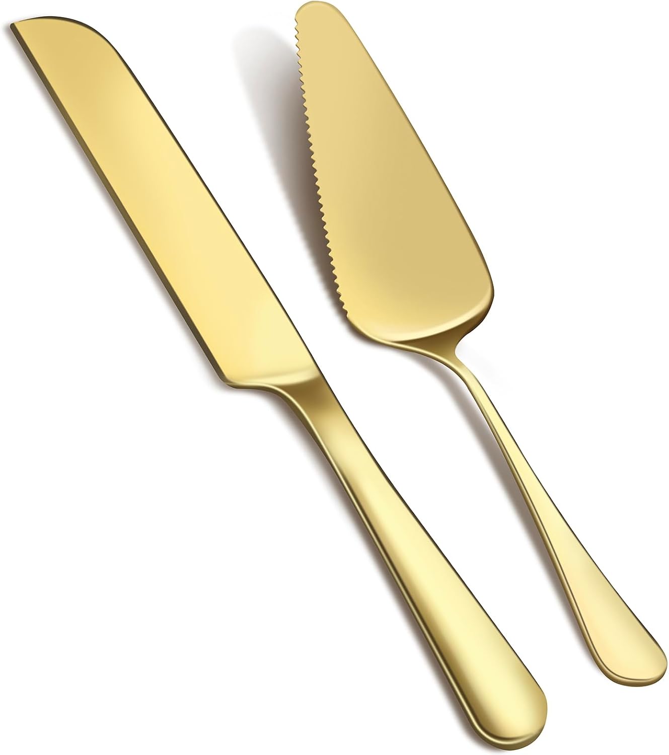 2Pcs Wedding Cake Knife and Server Set