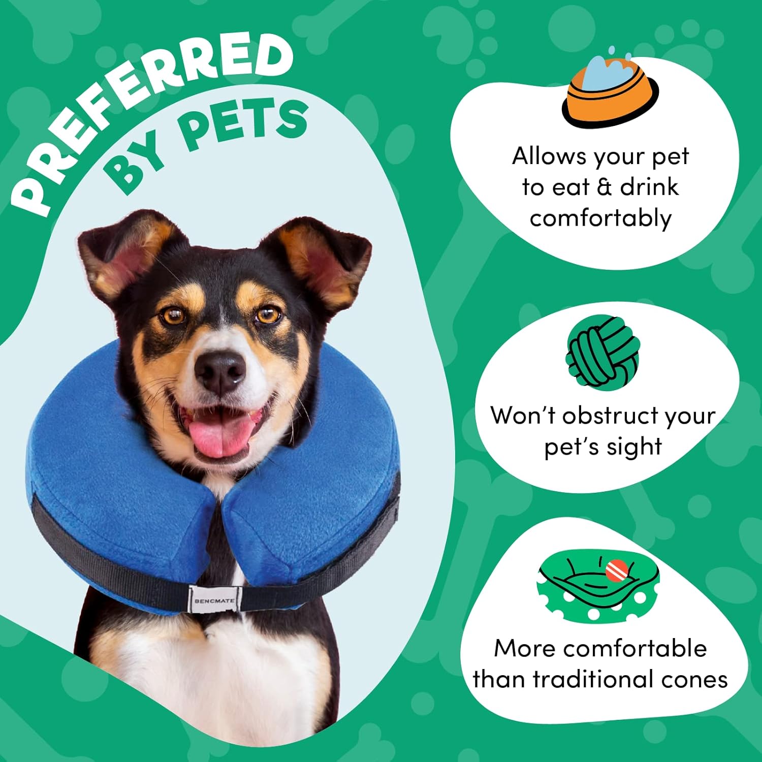 Protective Inflatable Collar for Dogs and Cats
