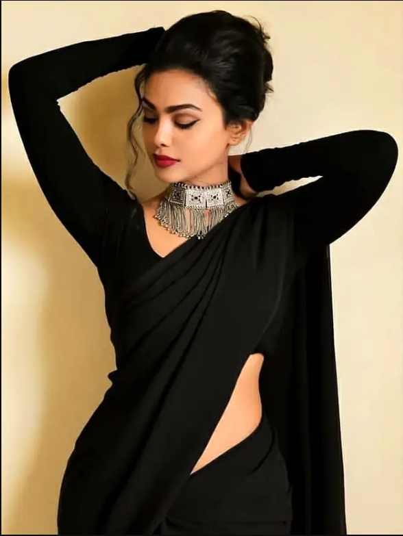 Elegant Black Saree
