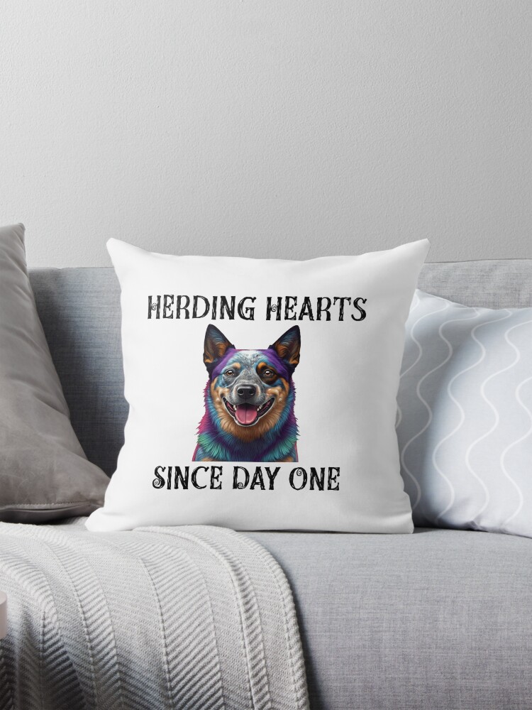Cattle Dog Throw Pillow