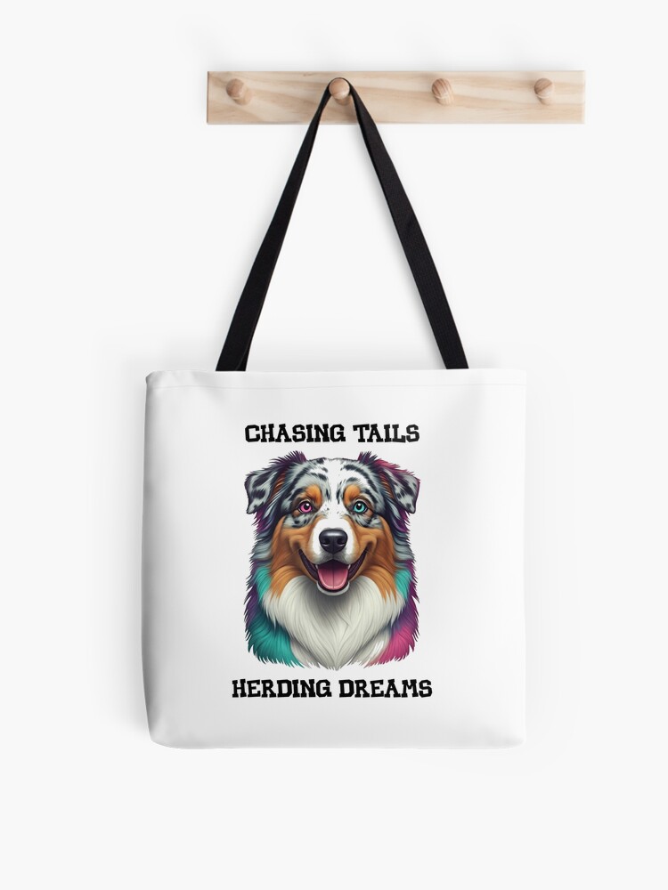 Chasing tails, Herding Dreams Tote Bag