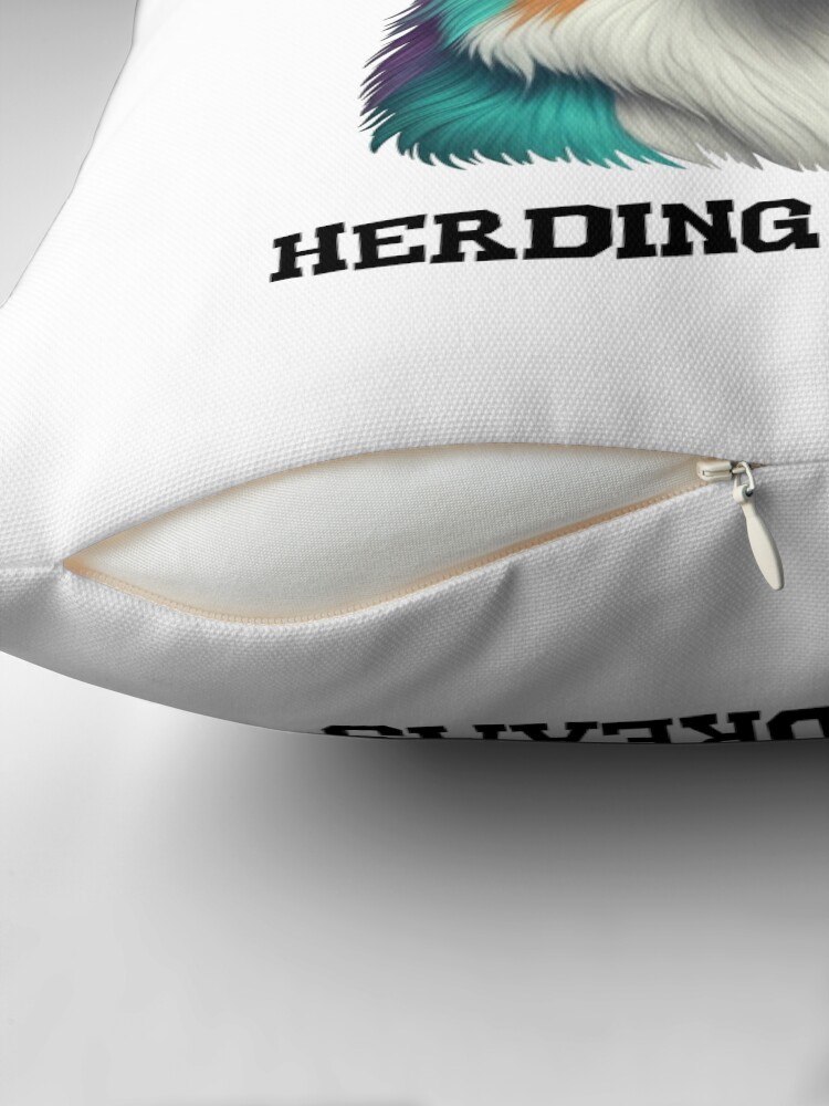 Chasing Tails, Herding Dreams Pillow