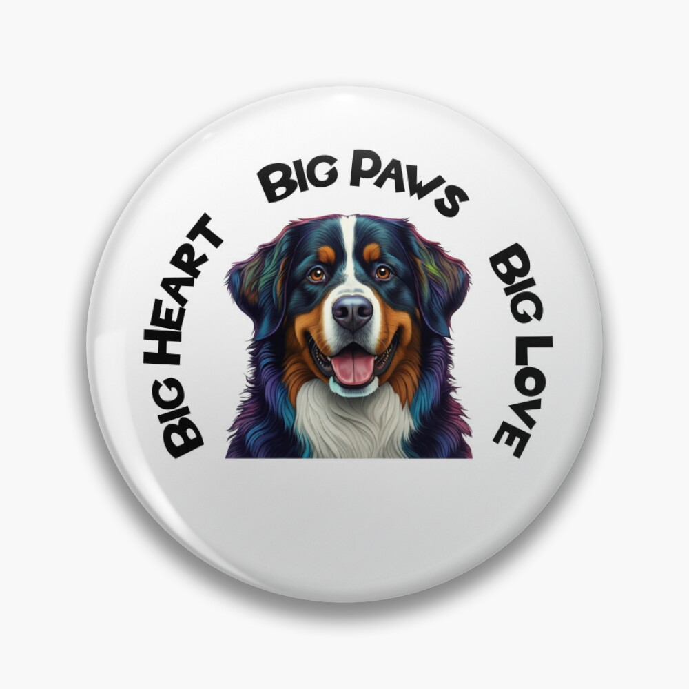 Bernese-Themed Pin