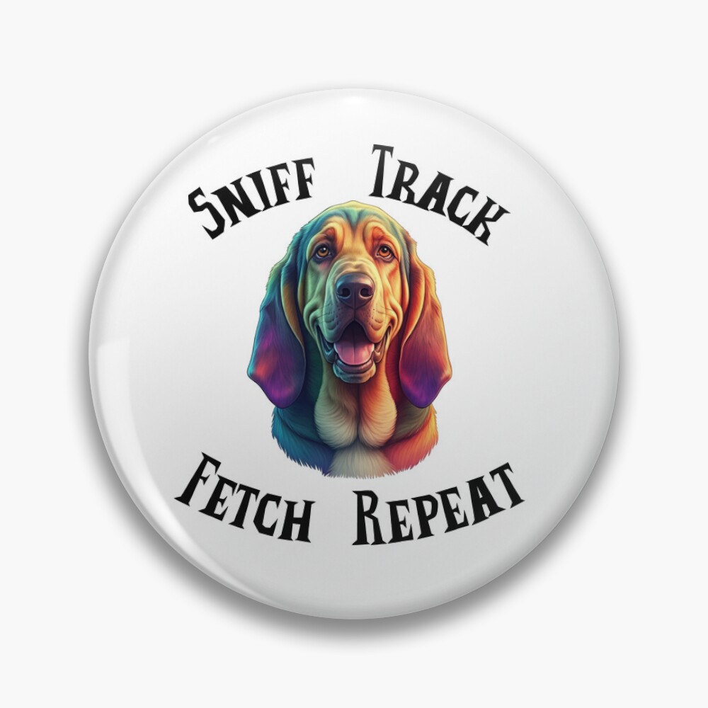 Bloodhound Design Pin