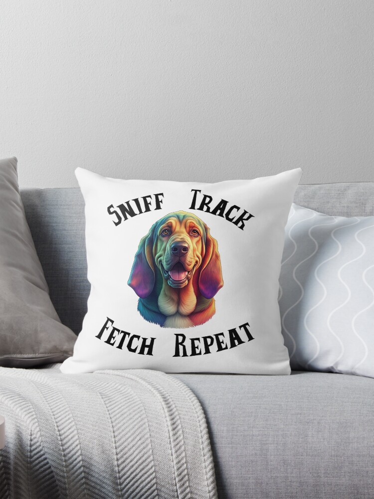 Bloodhound Throw Pillow