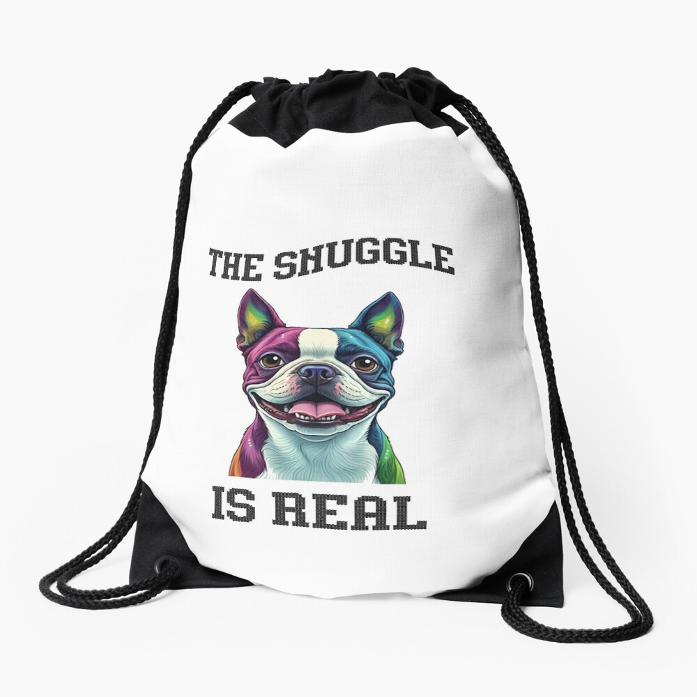 The Snuggle Is Real Drawstring Bag