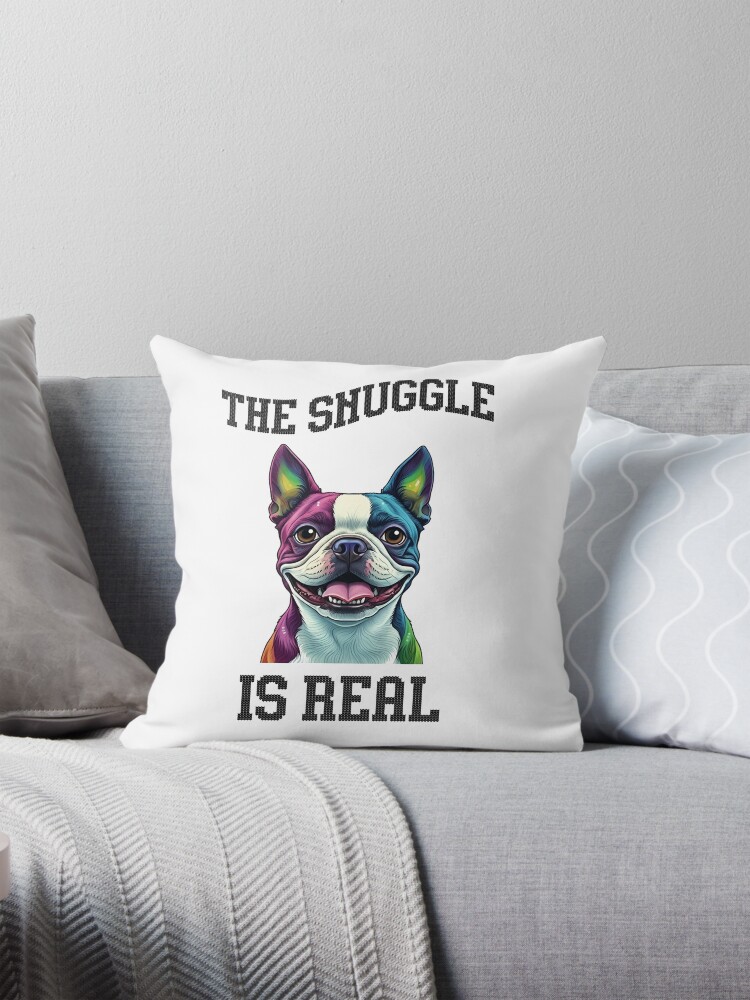The Snuggle Is Real Print Pillow 