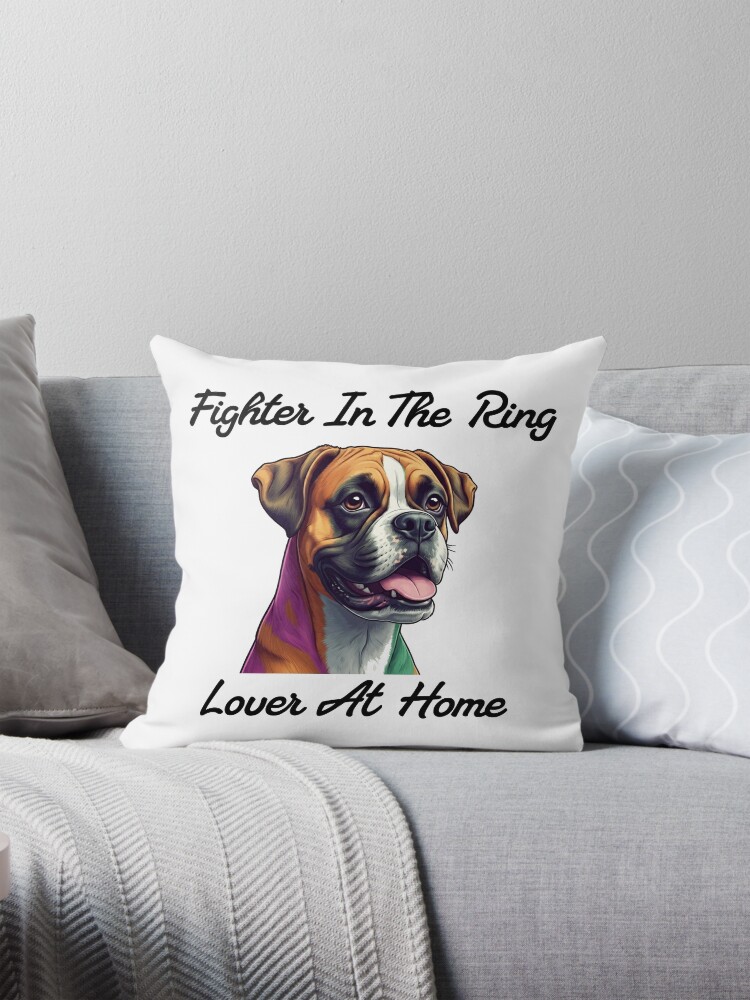 Boxer Dog Pillow 