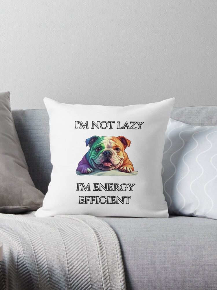 Decorative Bulldog Pillow 