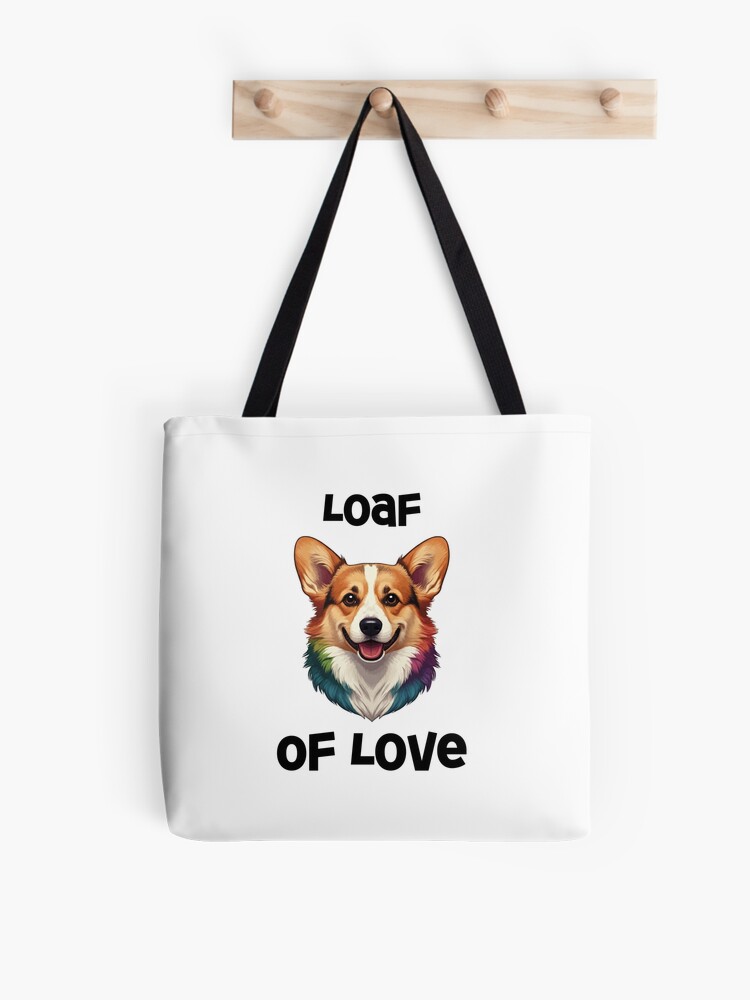Corgi 'Loaf of Love' Tote Bag