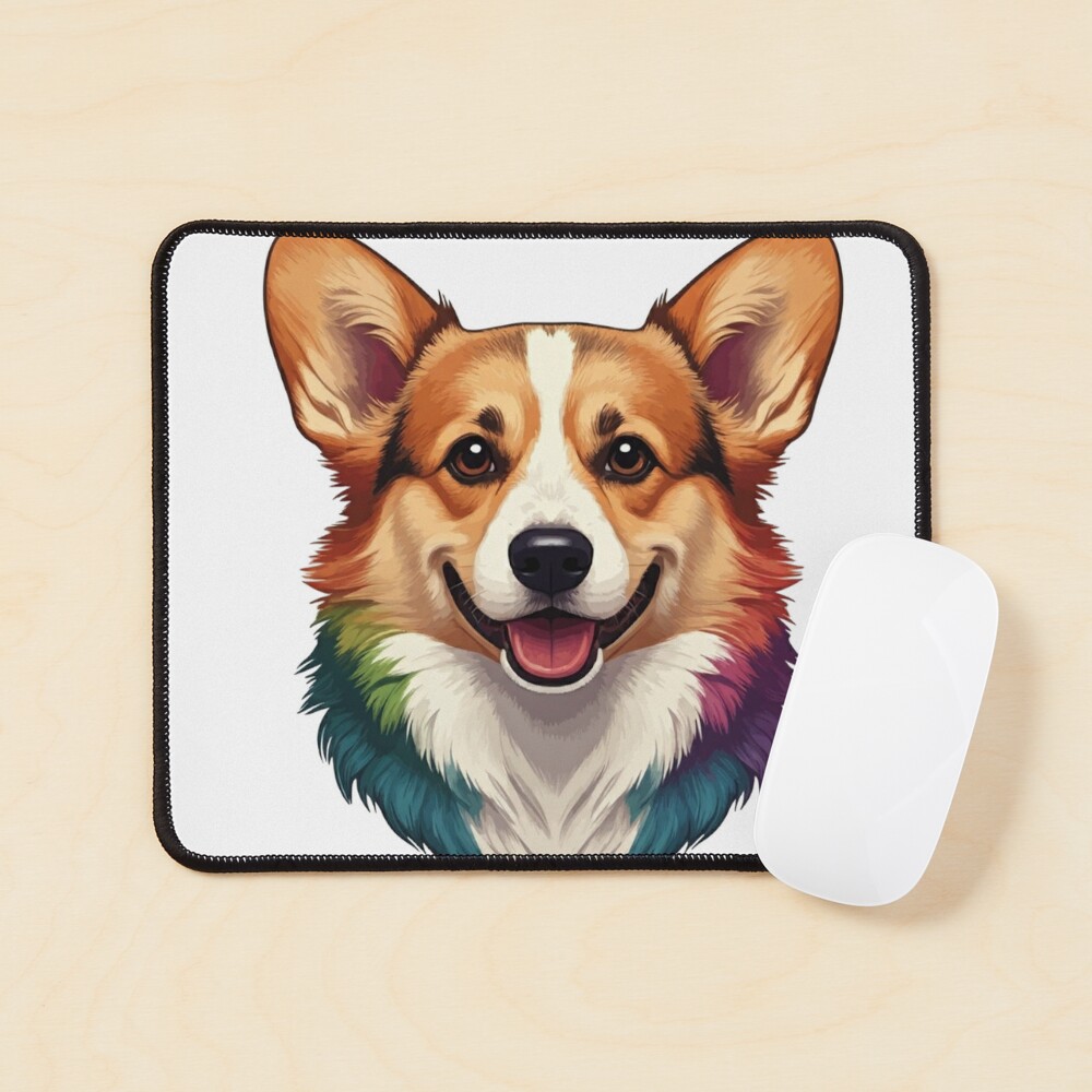 Corgi Art Mouse Pad