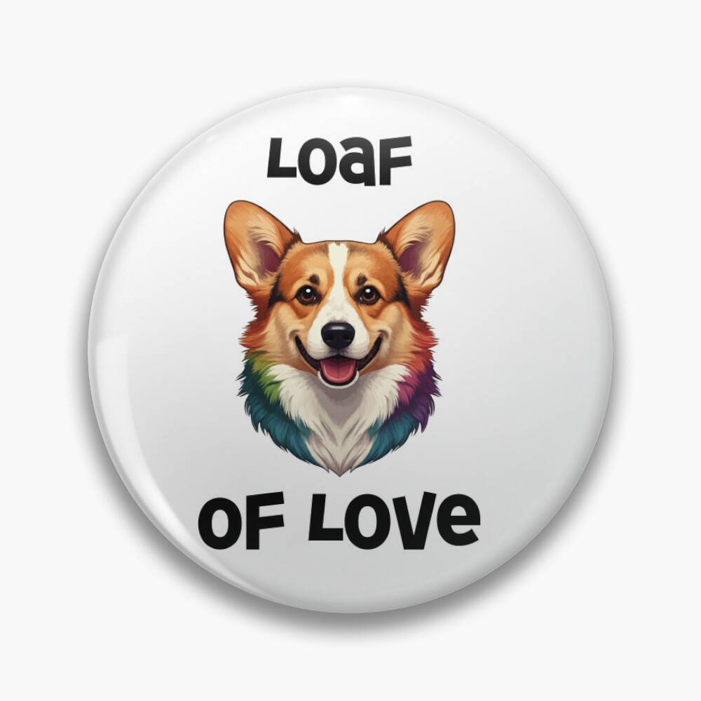 Corgi 'Loaf of Love' Pin