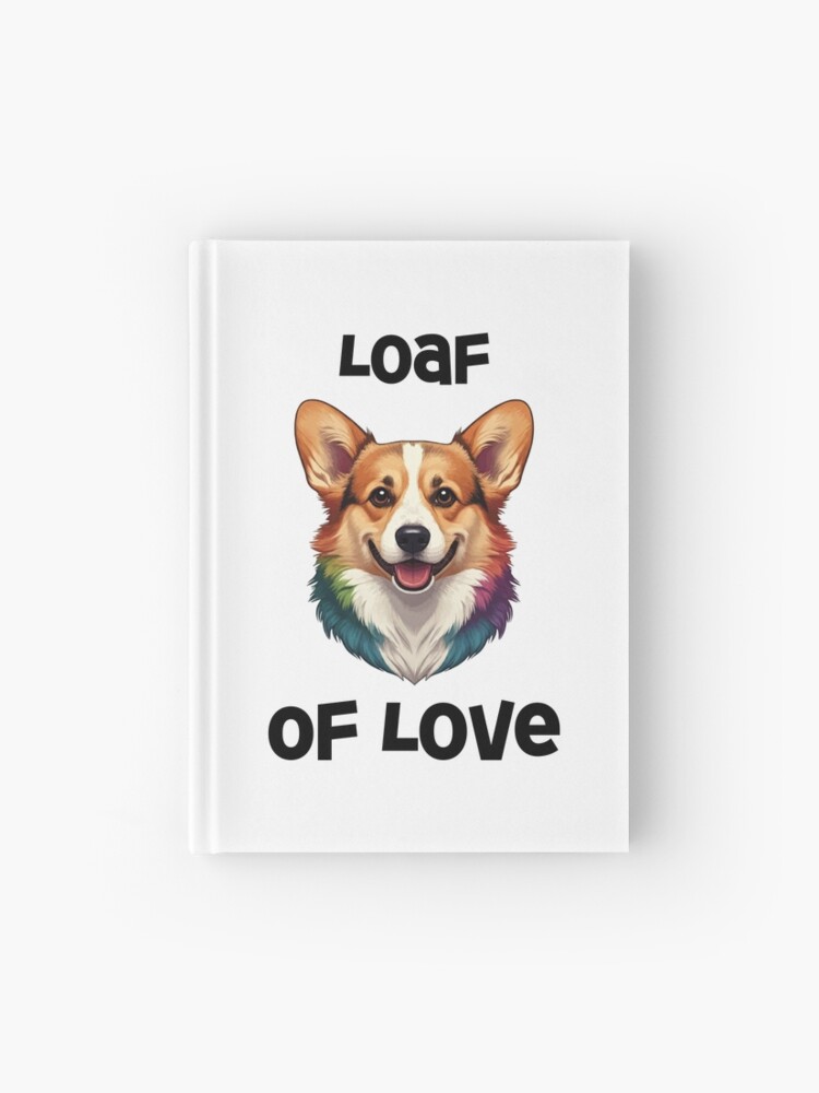 Loaf of Love Corgi Notebook / Hardcover Journal