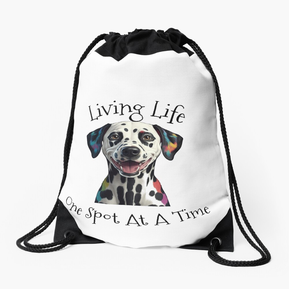 Dalmatian Drawstring Bag