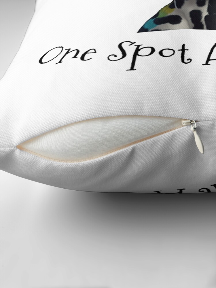 Dalmatian Inspirational Throw Pillow