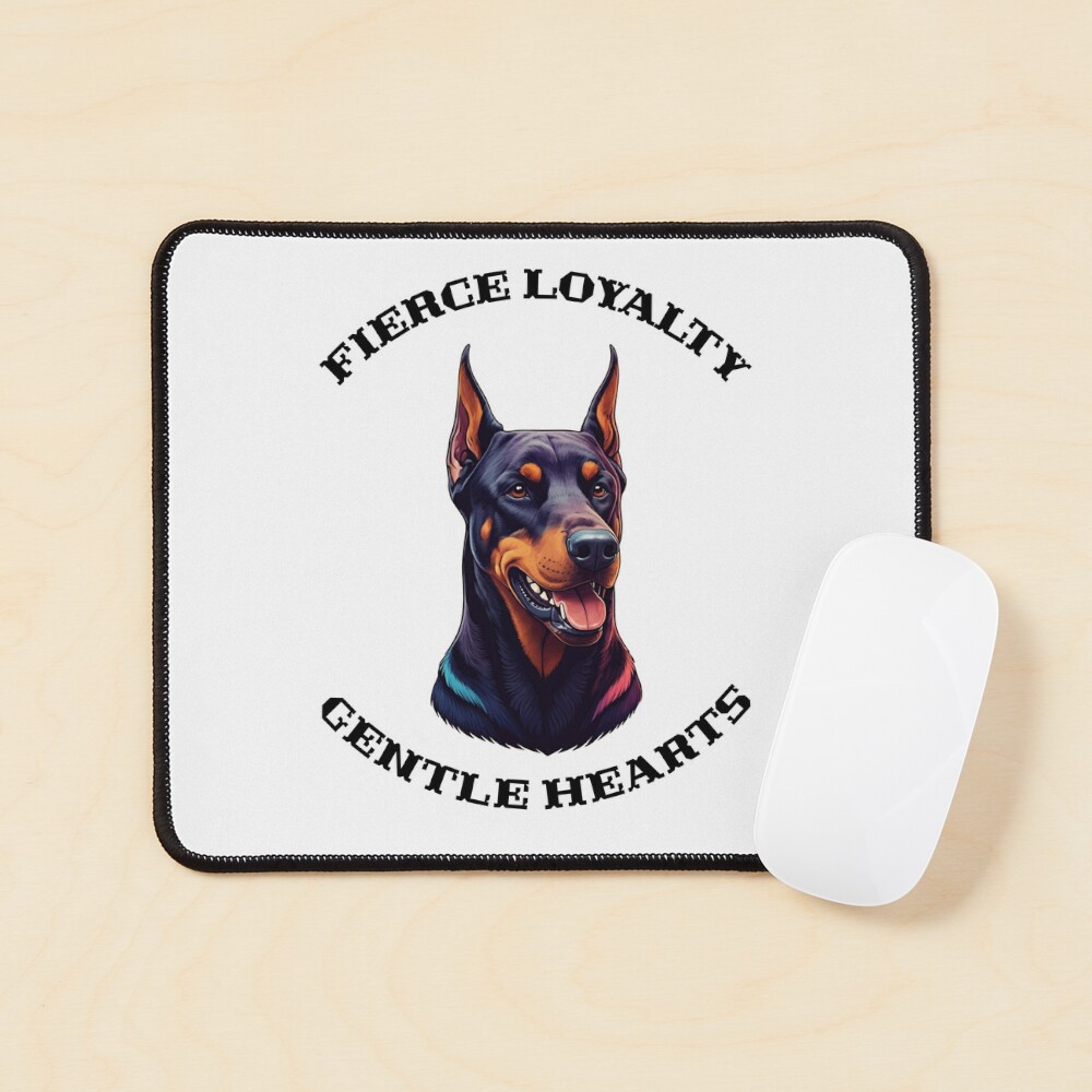 Doberman Loyalty Mouse Pad