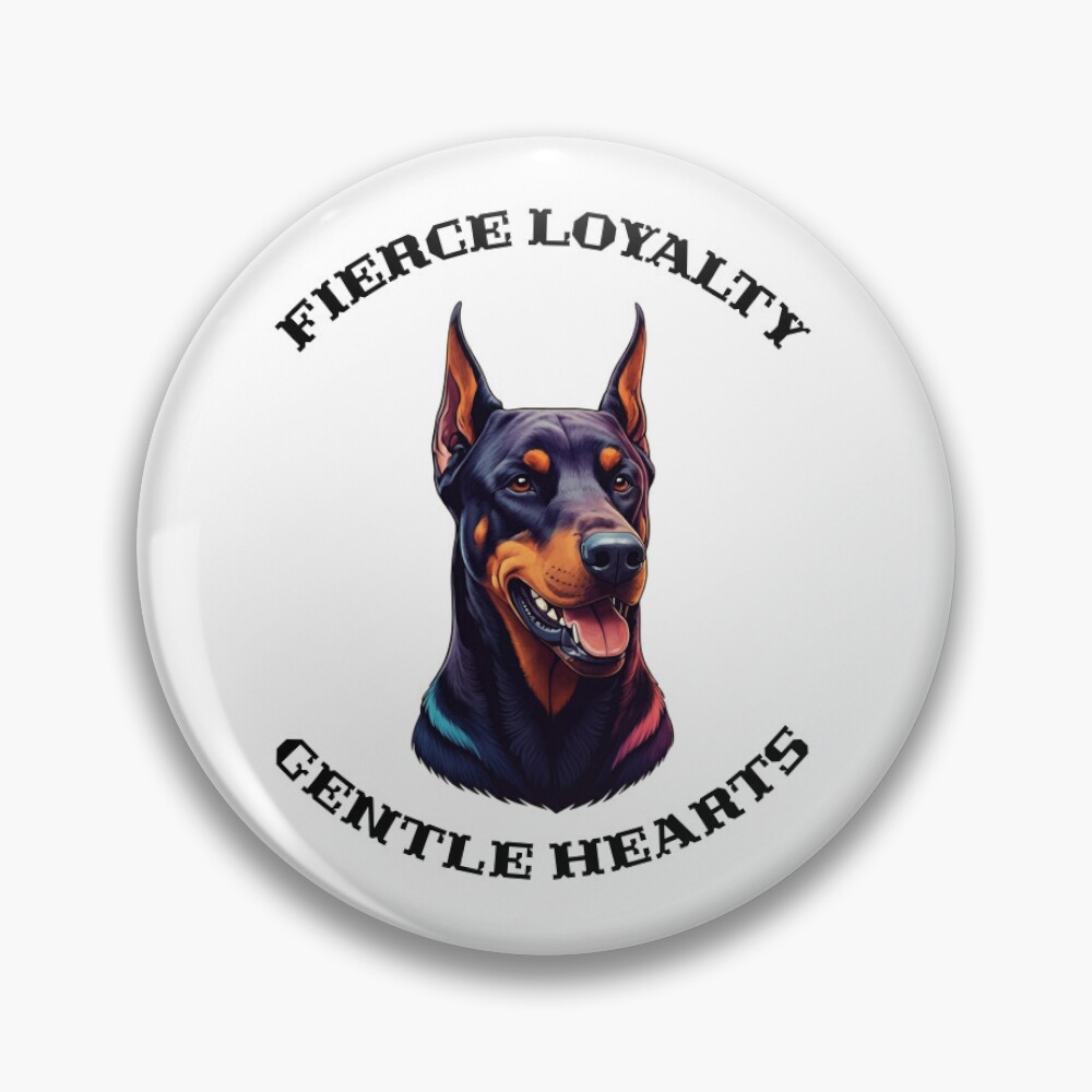 Doberman Loyalty Pin
