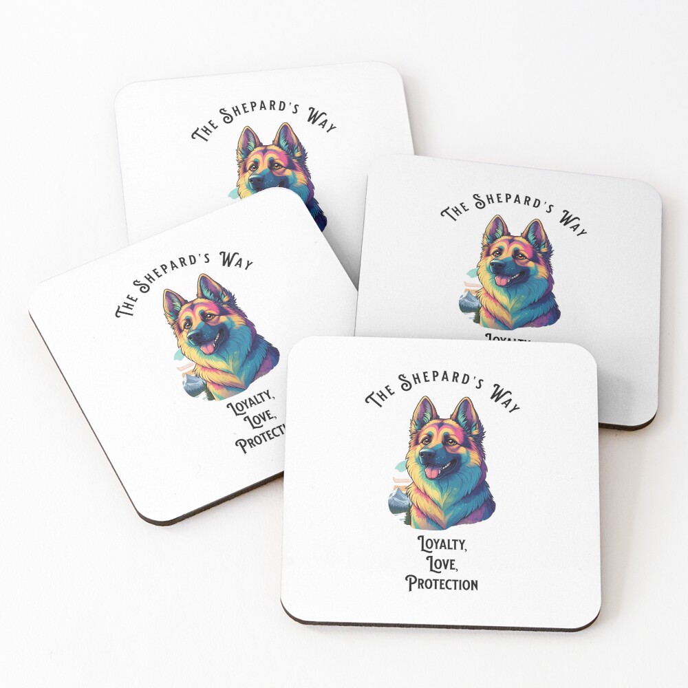 German Shepherd Dog Coasters