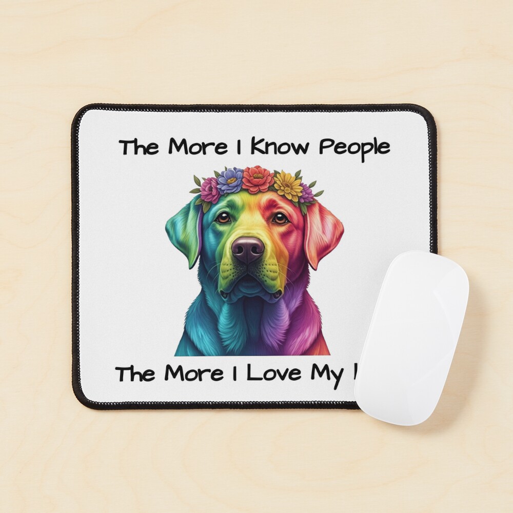 Colorful Dog Mouse Pad