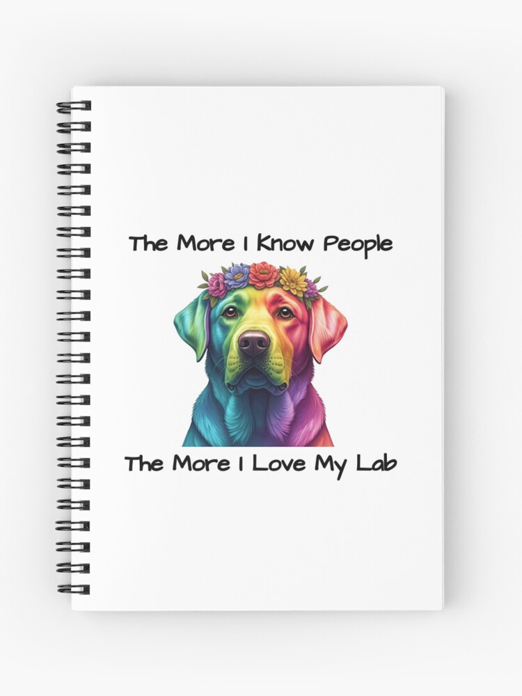 Colorful Labrador Dog Notebook / Journal