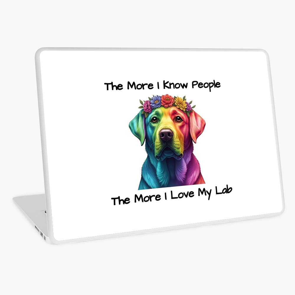Colorful Labrador Dog Laptop Skin