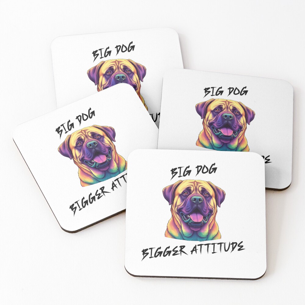 Big Dog Attitude Coasters