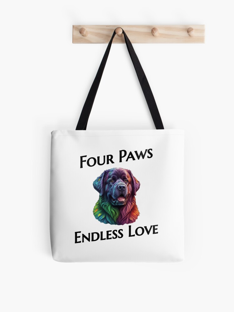 Four Paws Endless Love Tote Bag