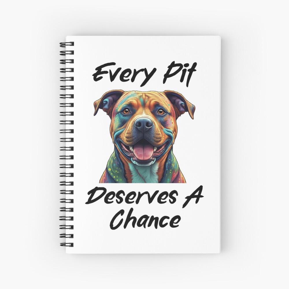 Pit Bull Advocacy Spiral Notebook/ Journal