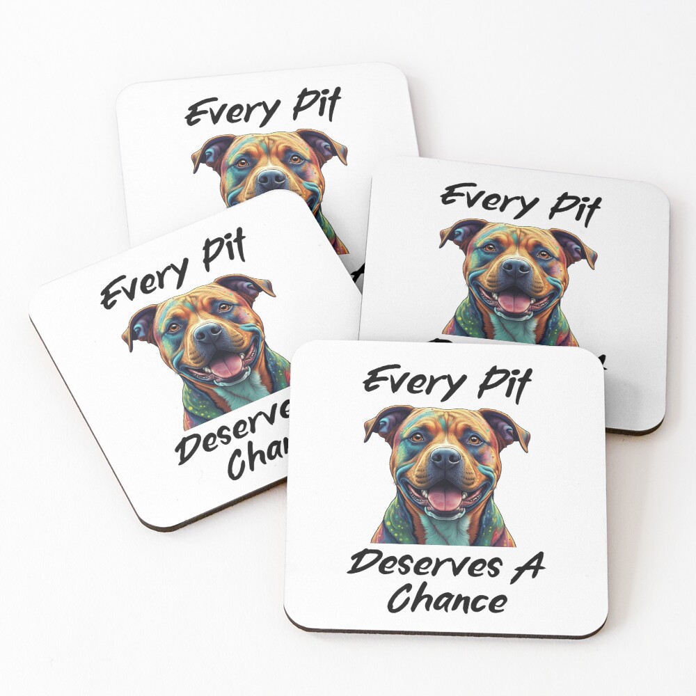 Every Pit Deserves A Chance Coaster Set