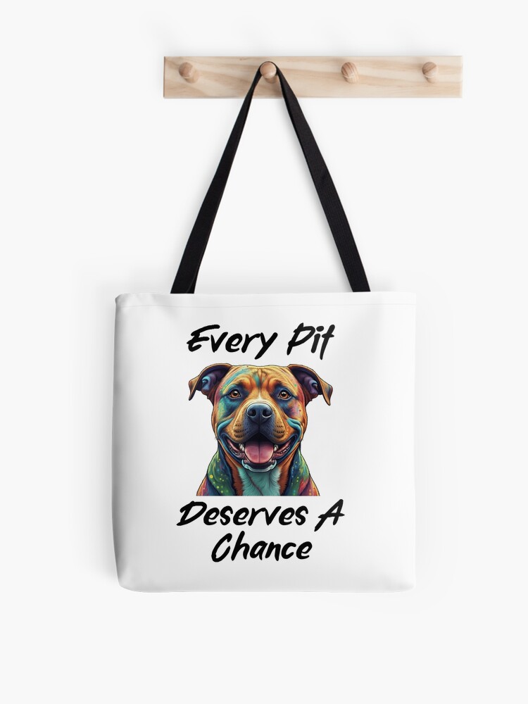 Pit Bull Advocacy Tote Bag