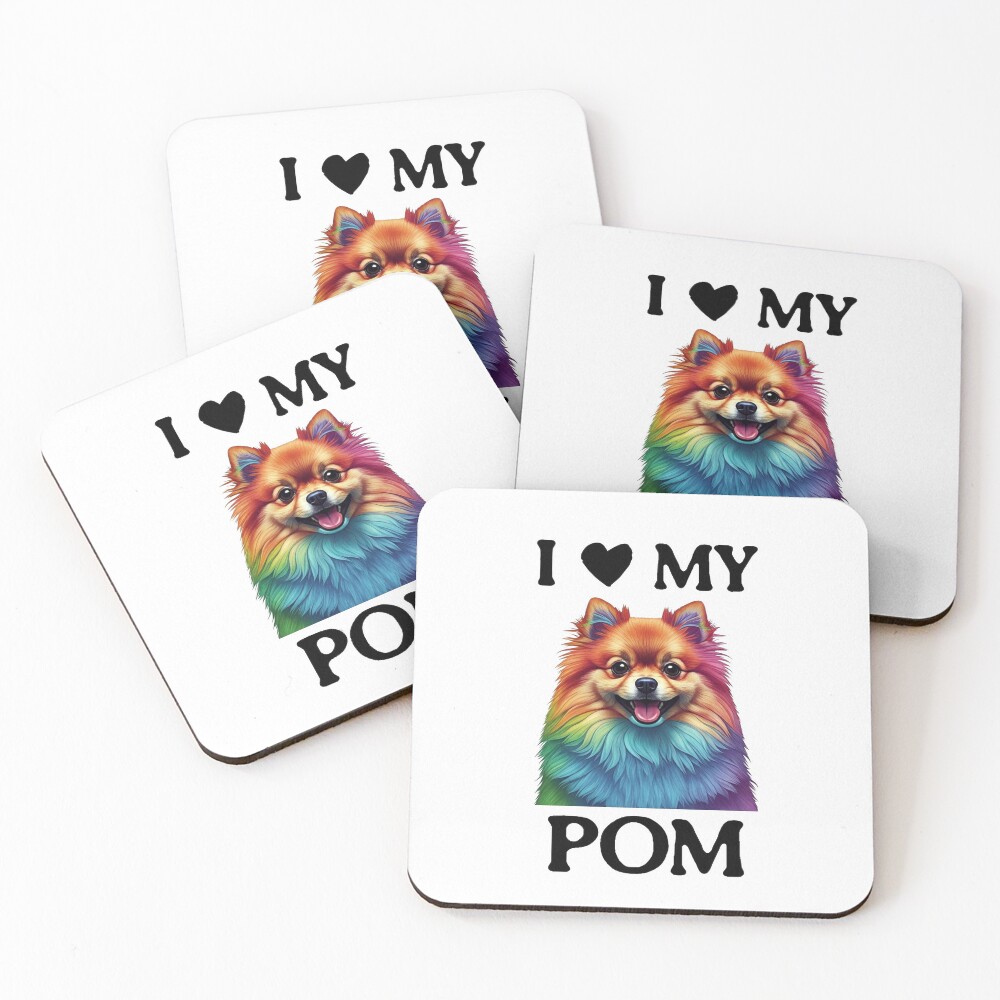 Pomeranian Dog Coasters