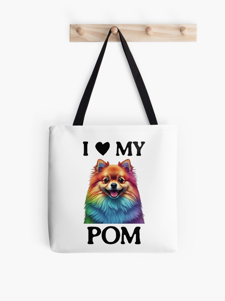 I Love My Pom Tote Bag