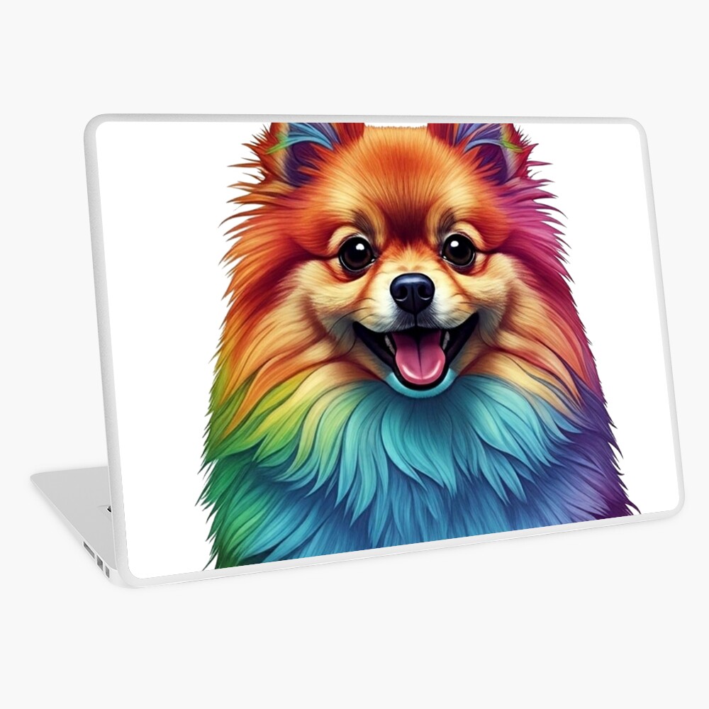 Pomeranian Laptop Skin