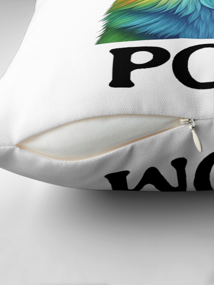 I Love My Pom Throw Pillow