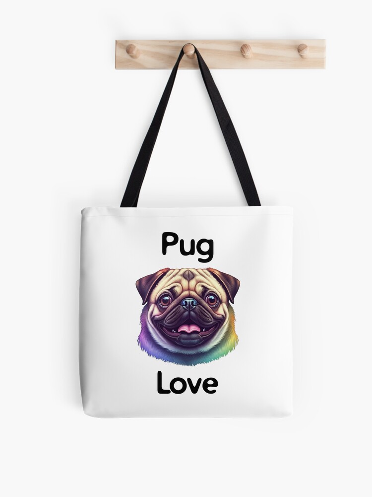 Pug Love Tote Bag
