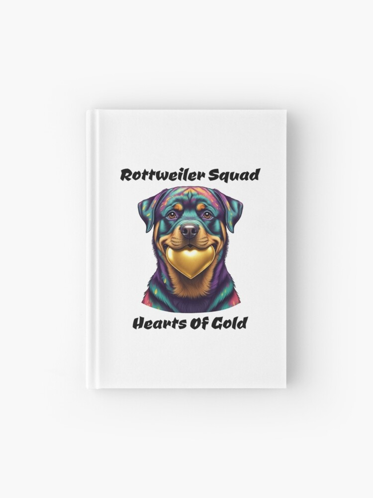 Rottweiler Squad Hearts of Gold Notebook / Journal