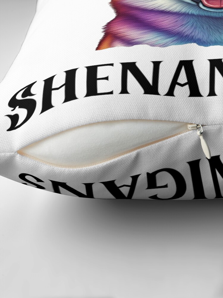 Shiba Shenanigans Throw Pillow