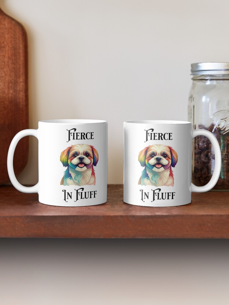 Fierce in Fluff Dog Mug