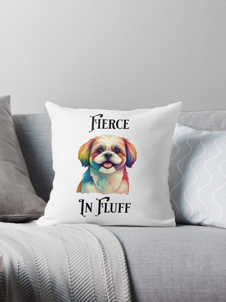 Fierce In Fluff Decorative Pillow
