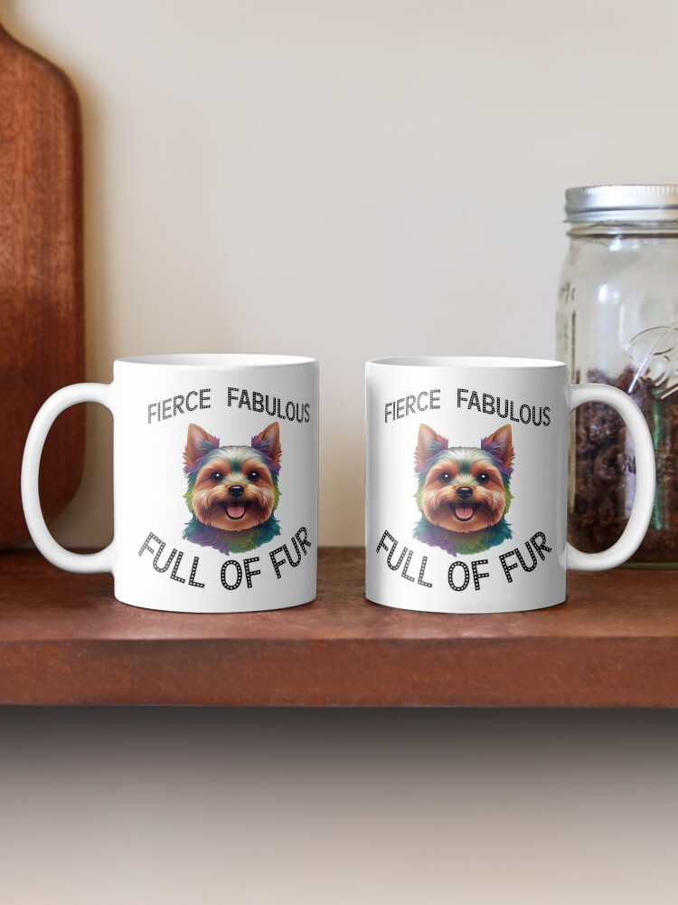 Yorkie 'Full of Fur' Coffee Mug