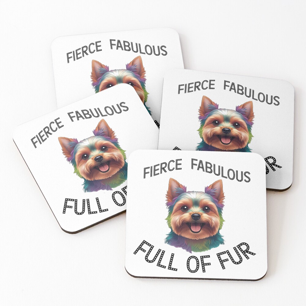 Yorkshire Terrier Dog Coasters