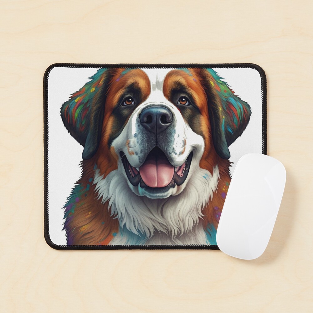 St. Bernard Dog Mouse Pad